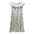 thumbnail image 5 of Vêtements de Nuit & Robes pour Filles Petites & Grandes Filles Robe de Pyjama Longue à Épaules et Col Rond en Dentelle pour un Confort Nocturne Confortable, 5 of 5