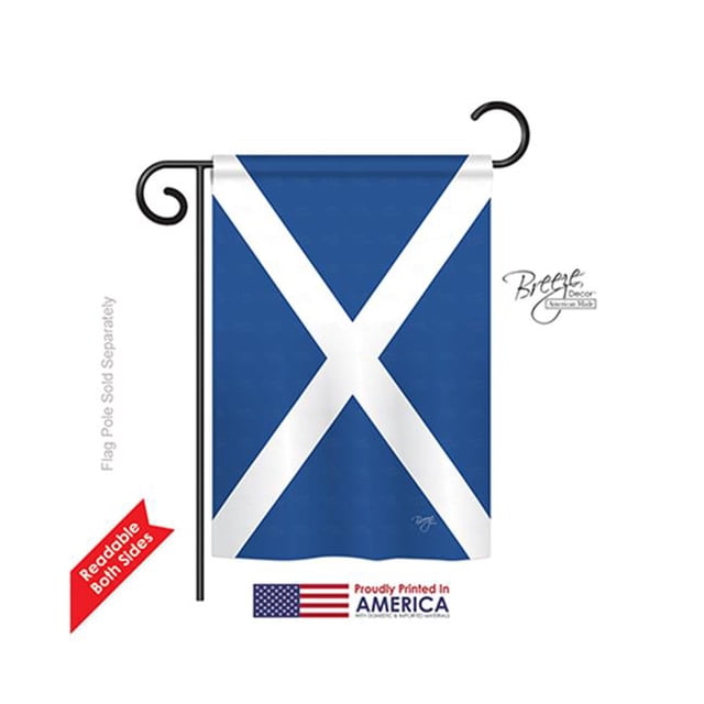 St. Andrews Cross 2-Sided Impression Garden Flag - 13 x 18.5 in.