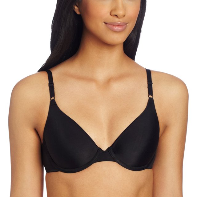 Maidenform Womens One Fab Fit Tailored T-Shirt Bra, 32D, Black