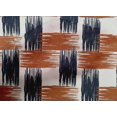 thumbnail image 4 of oneOone Tissu de Voile de Coton Biologique Brosse de Course Tissu Imprimé Ikat BTY 42 Pouces de Large, 4 of 4