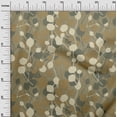 thumbnail image 3 of oneOone Cotton Poplin Light Brown Fabric Abstract Leaf Sewing Craft Projects Fabric Prints By Yard 56 Inch Wide, 3 of 4