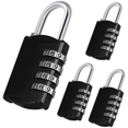 thumbnail image 1 of Combination-Padlock 4-Digit-Gym-Locker-Lock - 8 PCS Resettable Combo Lock for Toolbox School Employee Locker, 1 of 7
