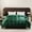 dark green, variant on Silk Duvet Cover with Zipper, ZZkhGO Luxury Satin Bedding Set Queen Size, Soft Breathable Duvet Cover for All Seasons Hotel Style Bedroom Decor, Gray