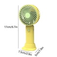 thumbnail image 3 of Wzzjkit Portable Fan Handheld Turbo Fan USB Rechargeable Silent Student Dormitory Office Portable Wind Turbine Fan Mini Fan, 3 of 6