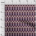 thumbnail image 1 of oneOone Cotton Flex Fabric Chevron & Swirl Ikat Printed Fabric 1 Yard 40 Inch Wide, 1 of 4
