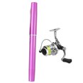 thumbnail image 2 of Fishing Portable Mini Pen Shape Fishing Rod Pole Pocket Retractable Fishing Rod with Reel Wheel, 2 of 8