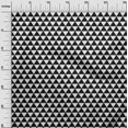 thumbnail image 2 of oneOone Tissu Popeline de Coton Noir Triangle Matériel de Robe Tissu Imprimé Tissu au Mètre 56 Pouces de Large - WL, 2 of 4