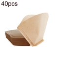 thumbnail image 2 of 40Pcs Fan-shaped Hand Drip Brew Coffee Filter Home Office Travel DIY Cafe Paper, 2 of 5