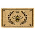 thumbnail image 1 of Abbott Coir Fibre Doormat, Bee in Crest, Natural Material, 1 of 2