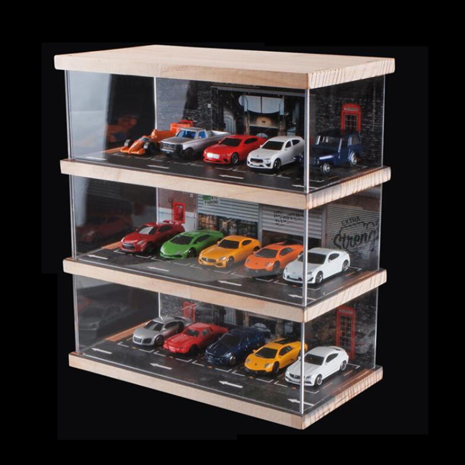 1/64 Diecast Car Display Case Variable Display Stand Car Garage
