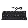 thumbnail image 2 of Clavier Compact, Clavier Filaire 78 Touches Clavier Filaire Usb Clavier Mini Clavier Filaire Fin Remplacement pour Ordinateur de Bureau Ordinateur Portable PC, 2 of 7