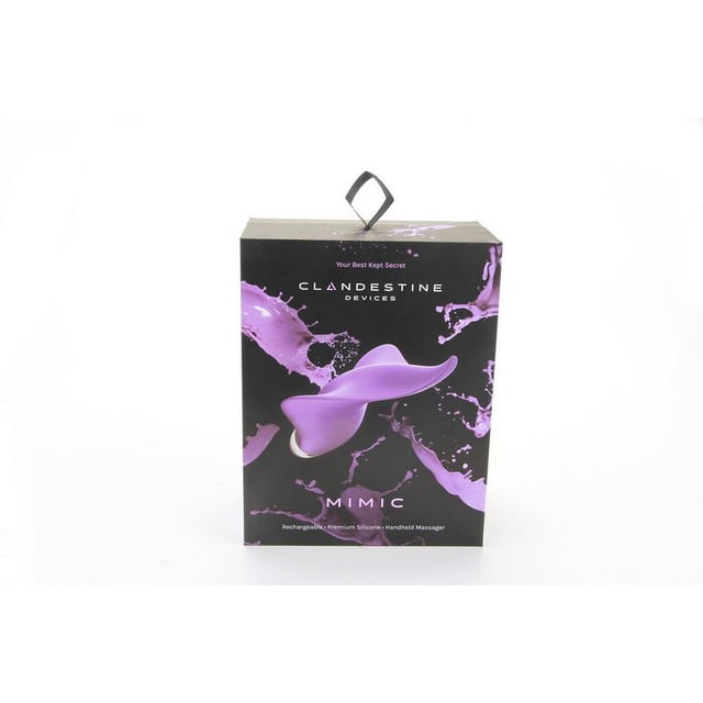 Clandestine Devices Mimic Clitoral Vibrator, Lilac.