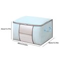 thumbnail image 3 of RYRDWP Heavy Duty Storage With Reinforced Handles Extra Large Storage Bags For Clothes Tote Bag Double Zipper For Space Saving Travel, 3 of 6