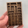 thumbnail image 3 of Hbdhejl Miniature Trinket Shelf Wooden Jewelry Display Tray Rings Earring Storage Smooth Wood Rock Collection Tray Home Decoration, 3 of 3