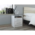thumbnail image 1 of Tuhome Furniture Eter Nightstand White, 1 of 4