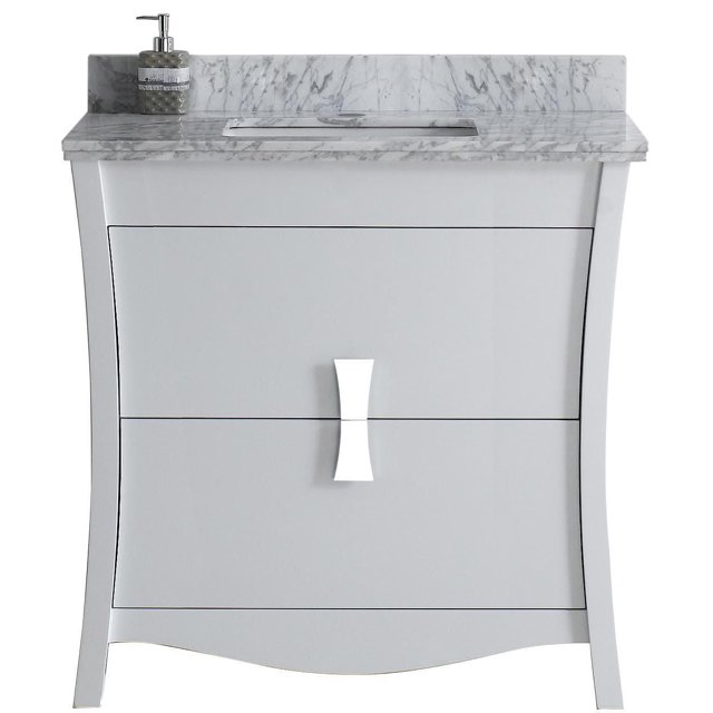 American Imaginations 36-in. W Vanity Set White AI-18312