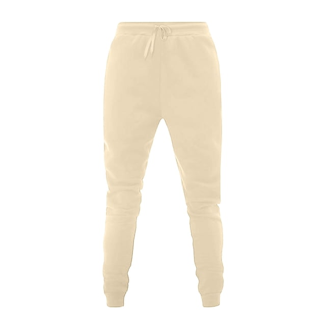 Jsaierl Womens Joggers with Pockets Lightweight Elastic Drawstring Waist Sweatpants Solid Plus Size Athletic Pants Workout Track Pants