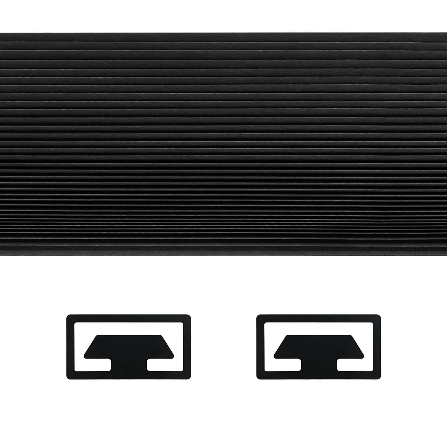 Store en papier plissé sans cordon Mainstays, noir, 91 cm x 183 cm