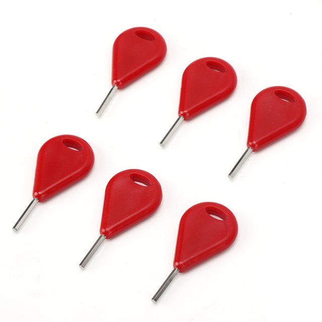 Fin Key, 6Pcs/Pack 28g Surfboard Fin Key, Surfing For FCS Fins Red