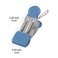 thumbnail image 3 of Home Savings and Storage Items Clearance!Pcksrro Dipped Plastic Pants Clip Seamless Drying Stainless Steel Pants Rack Windproof Small Clip Fixed Clothes Clip Household Strong Metal Clothes Drying, 3 of 3