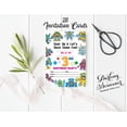 thumbnail image 3 of Darling Souvenir Multicolor Birthday Invitation Card Printable Elegant Fill or Write In Blank Party Invites 28 Pcs 5 x 7 Inches, 3 of 5