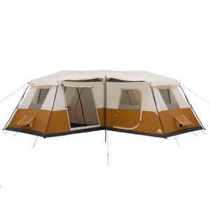 Ozark Trail 12-Person Tente de cabine instantanée en forme de L 12