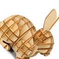 thumbnail image 2 of Wooden Puzzle Plaything 3D Puzzle Toy DIY Handmade Craft Puzzle Jigsaw Puzzle Model for Kids Children (Rabbit), 2 of 8