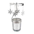 thumbnail image 3 of GUOOL Romantic Rotating Candle Holder Decoration Centerpieces Ornament Candlestick for Snowflake, 3 of 9