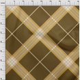 thumbnail image 3 of oneOone Tissu Polyester Lycra Tartan à Carreaux Imprimé Tissu 1 Yard 56 Pouces de Large, 3 of 4