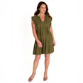thumbnail image 4 of IVY Women's Flutter Sleeve Dress, 4 of 6