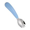 thumbnail image 2 of Baohd Stainless Steel Kids Tableware Set Spoon Fork Cartoon Car Shape Compartment Design Baby Bowl for Kitchen Blue Fork, 2 of 5