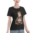 thumbnail image 2 of T-Shirt Basique à Manches Courtes pour Femmes Demon Slayer Blade Tanjiro, 2 of 6