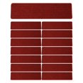 thumbnail image 2 of DOLITY 15 Pieces Non Skid Rug Stair Mats Stairs Step Treads Indoor Stair Runners Red, 2 of 9