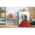 thumbnail image 2 of Ahgly Company Tapis Rectangulaire Lavable en Machine Intérieur Transitionnel Rouge Lave, 8 Pieds x 10 Pieds, 2 of 7