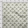 thumbnail image 3 of oneOone Cotton Silk Olive Green Fabric Text Craft Projects Decor Fabric Printed By The Yard 42 Inch Wide, 3 of 5