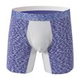 thumbnail image 1 of zbxnLI Men's Boxer Briefs Stretch Long Leg Compression Underwear Breathable Comfort Soft Underpants with Fly, 1 of 2