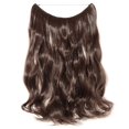 thumbnail image 2 of Fil Invisible Sans Clips Extensions de Cheveux Miracle Secrets Postiches Cheveux Synthétiques Soyeux, 2 of 6