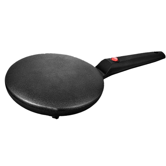 Luzkey Electric Crepe Machine Breakfast Maker,Cooking,Compact Household Nonstick Pancake Maker Crepe Pan for Blintzes Tortillas Eggs , black