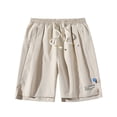 thumbnail image 2 of EOYWHK Workout Shorts Men 2025 Light Weight Athletic Shorts Summer Flat-Front Drawstring Elastic Waist Shorts Going Out, 2 of 4