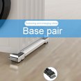 thumbnail image 3 of Mobile 2pcs Washing Machine Mobile Roller Extendable Iron White 16 Wheels Low Noise High Load Bearing With Brake Washing Machine Dolly For Furniture, 3 of 8