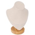 thumbnail image 4 of Necklace Holder Stand Organizer for Retail Store - Space Saving Clear Log Flannel PU Leather Necklace Display Holder Necklace Holder Necklace Holder Stand Necklace Display Holder, 4 of 8