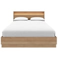 thumbnail image 1 of Harlow Bed Set with Slatted Bedframe and Headboard with Integrated Light, 1 of 7