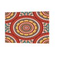 thumbnail image 1 of GUOOL Nappe Rectangulaire Imprimée Numériquement Décor Boho Ronde Rouge Boho Ronde Rouge, 1 of 8