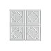 thumbnail image 3 of Fasade Traditional 4 Gloss White Ceiling Tile Sample 12" x 12", 3 of 3