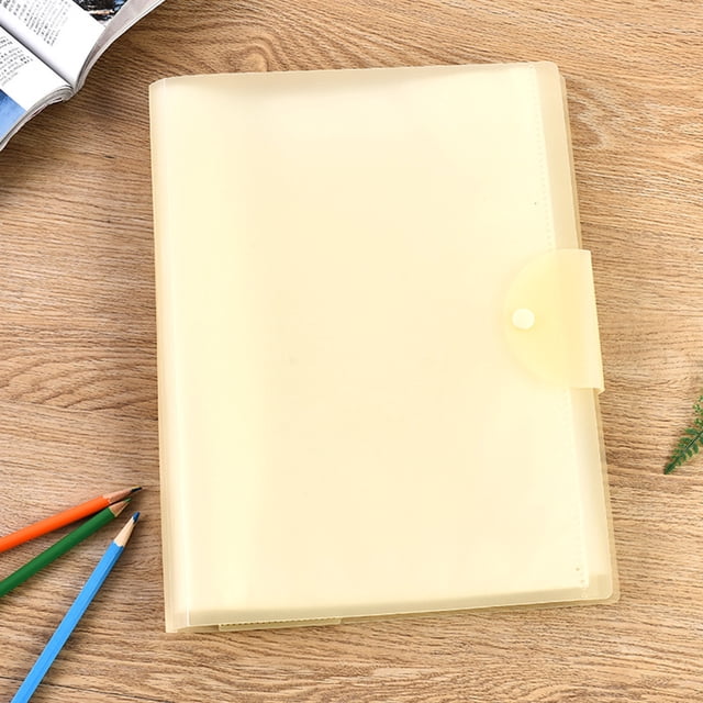 Iumwxz stationary A3 30 Pags Storage Book Data Book Picture Book Painting Drawing Test Paper Storage Folder Office supplies Yellow Plastic up to 65% Off