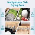 thumbnail image 3 of Dish Drying Rack in Sink Small Dish Drainers for Inside Sink Over The Sink Dish Racks Stainless Steel Drying Rack with Utensil Holder, 3 of 6