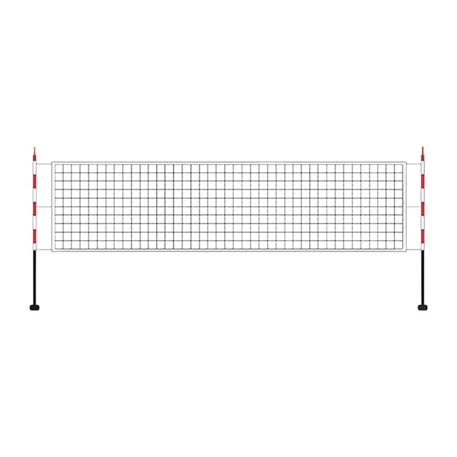 koolsoo Filet de Volleyball en Nylon Portable Standard pour Jeux de Parc Jardin