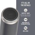 thumbnail image 4 of THERMOS, ICON Series, Stainless Steel Water Bottle w/Spout, Granite, 710mL, 4 of 9