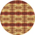 thumbnail image 1 of Ahgly Company Tapis d'Intérieur Lavable en Machine Carré Acajou Brun, 3 Pieds Carré, 1 of 7