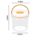 thumbnail image 1 of Bigersell Food Storage Buckets with Lids Airtight Clearance Stackable Plastic Containers for Food Storage Rectangular Shape Dishwasher Safe Airtight Food Containers with Lids Plastic Food Containers, 1 of 1
